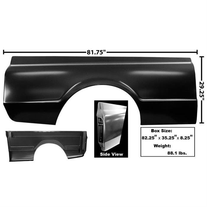 Dynacorn 1160L Bedside, 1967 Chevy C10 Fleetside, 6 Foot, RH