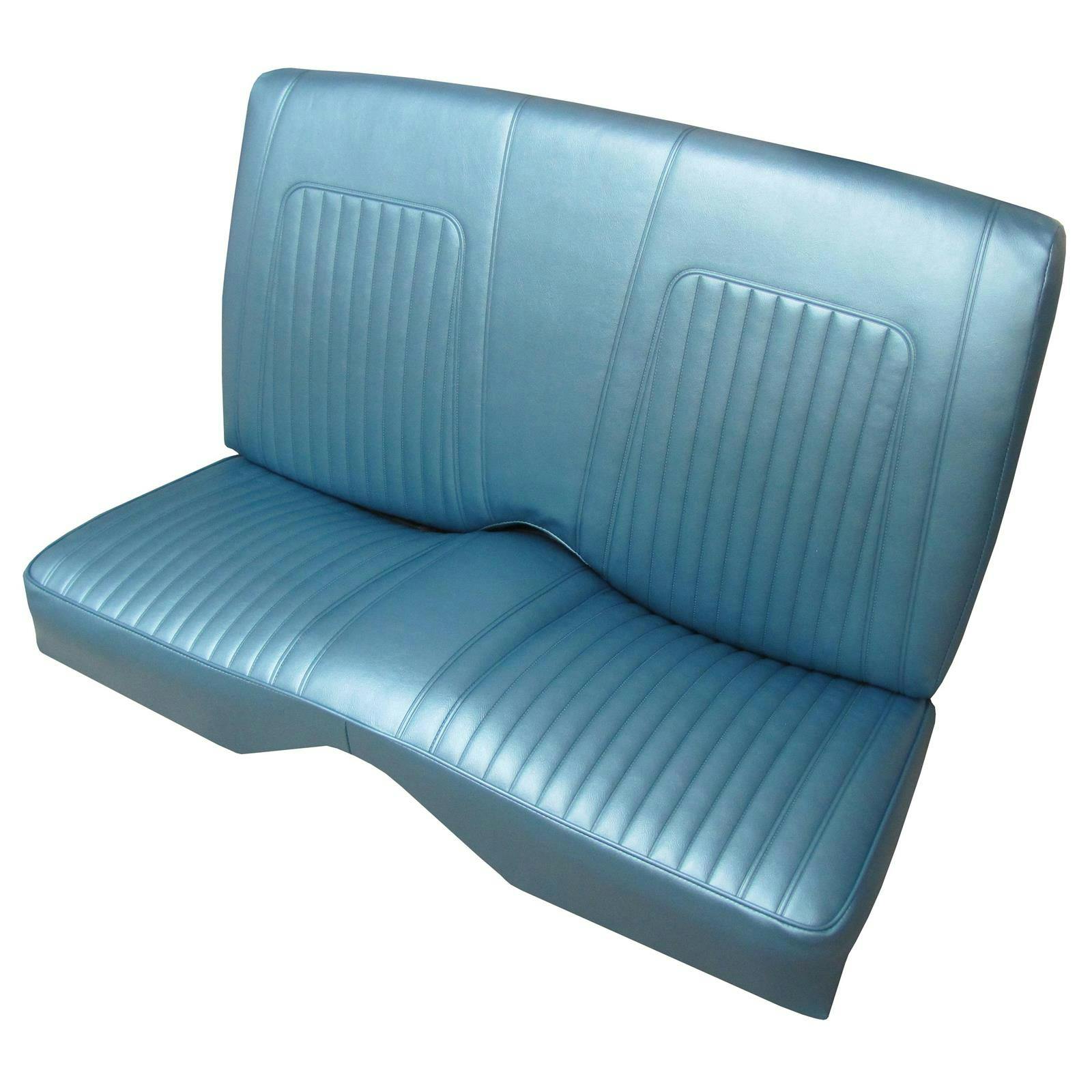 PUI Interiors 68DS17C Deluxe Rear Seat Cover, 1968 Camaro, Blue