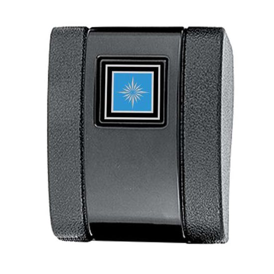 OER 154663BL 68-72 GM Seat Belt Buckle Cover With Blue Starburst