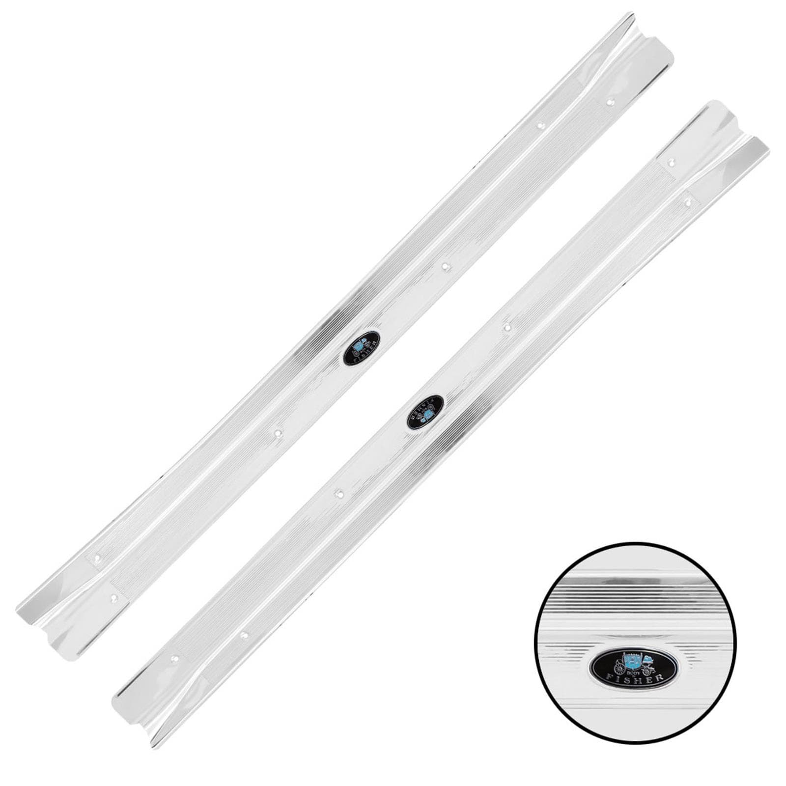 Trim Parts 3004 1968-79 Chevrolet Nova Sill Plates w/Riveted Tag