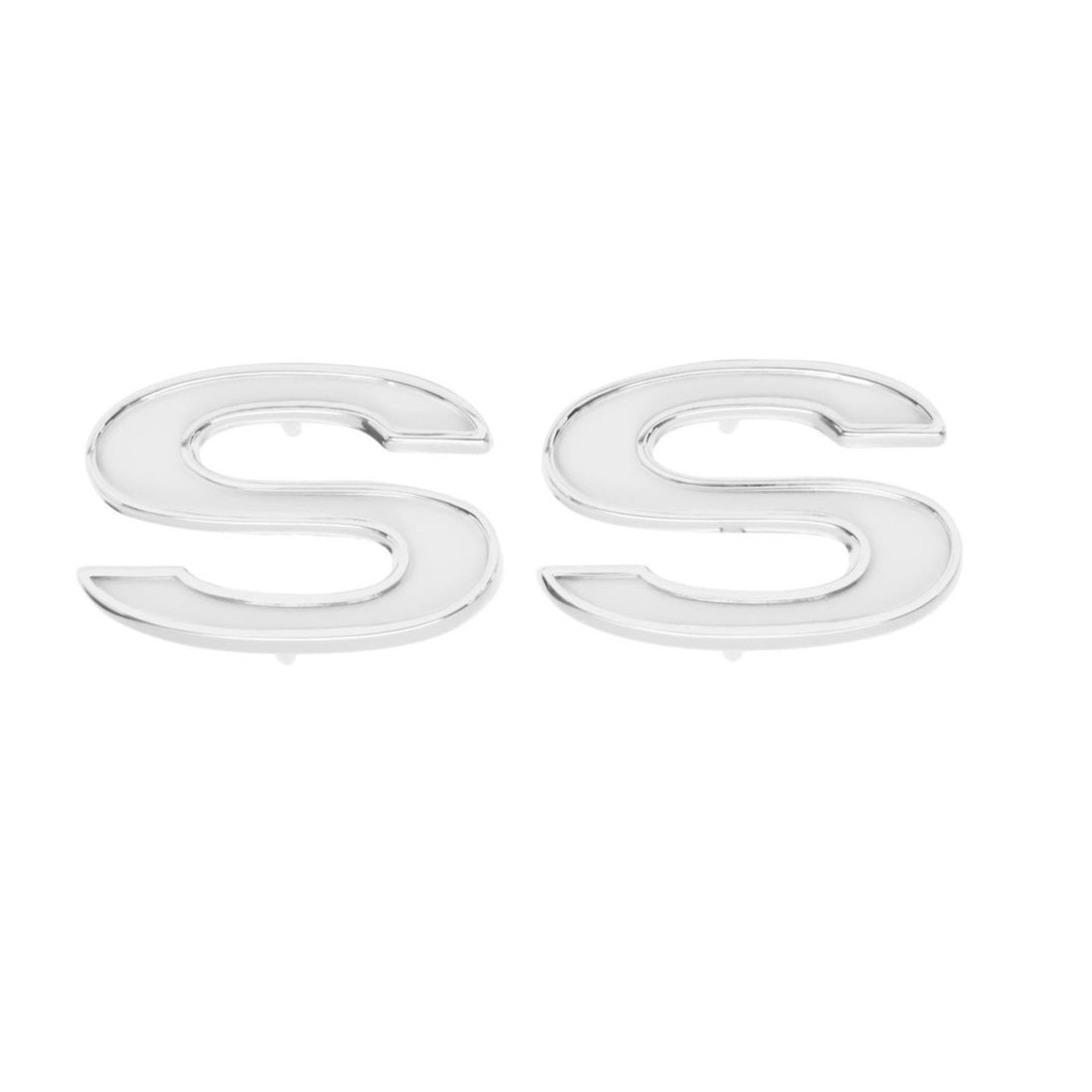 Trim Parts 4620 1969-72 Chevy Chevelle Front Fender SS Emblems