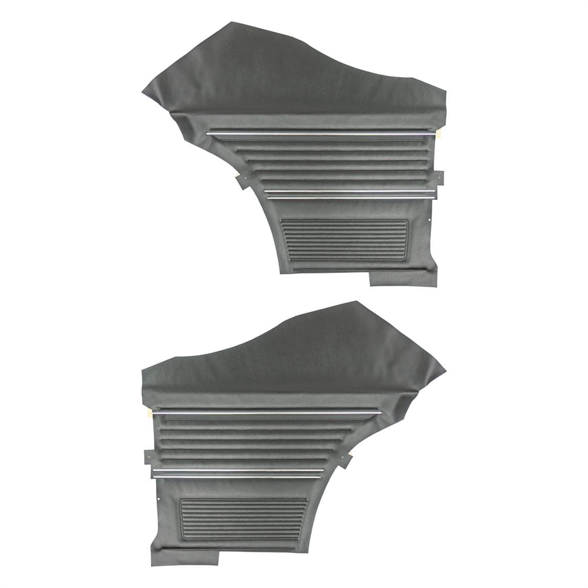 PUI D250C 69 Chevelle 2 Door Hardtop Rear Side Panels, Black