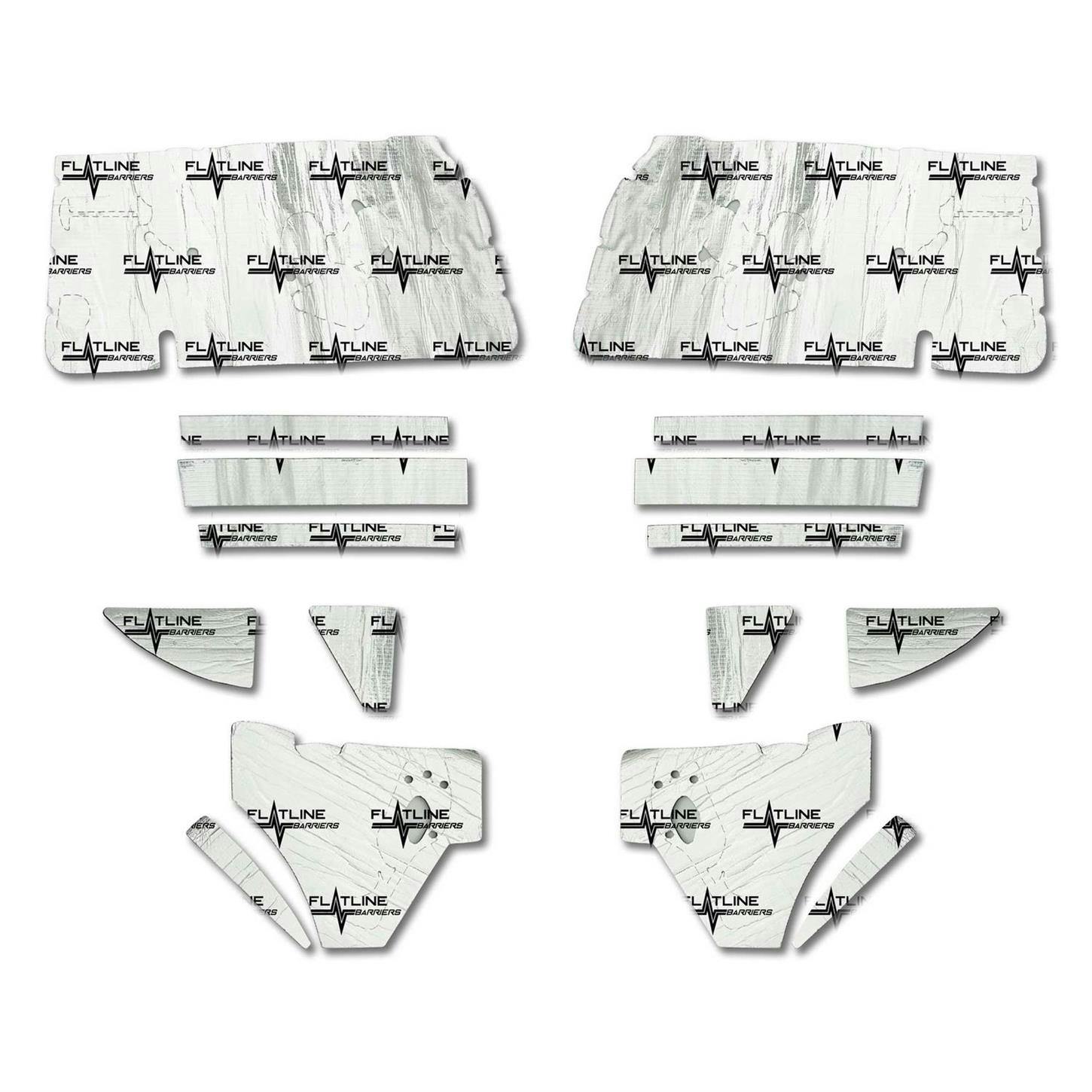Flatline Barriers TABA1004 68-72 GM A-Body Door Insulation Kit