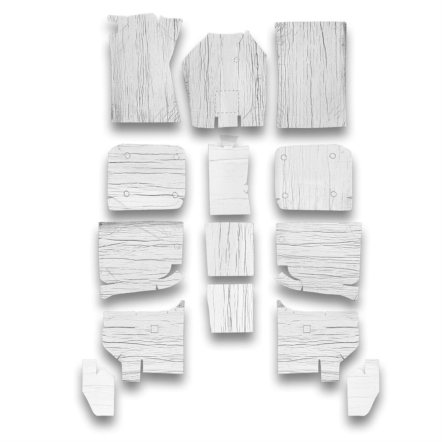 Flatline Barriers TABZ6002 1964-68 Ford Mustang Floor Insulation