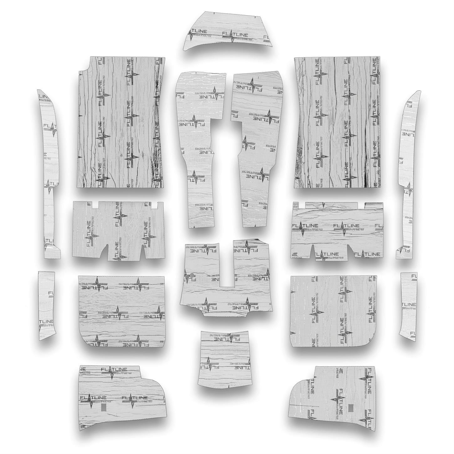 Flatline Barriers TABZ6012 1971-73 Ford Mustang Floor Insulation