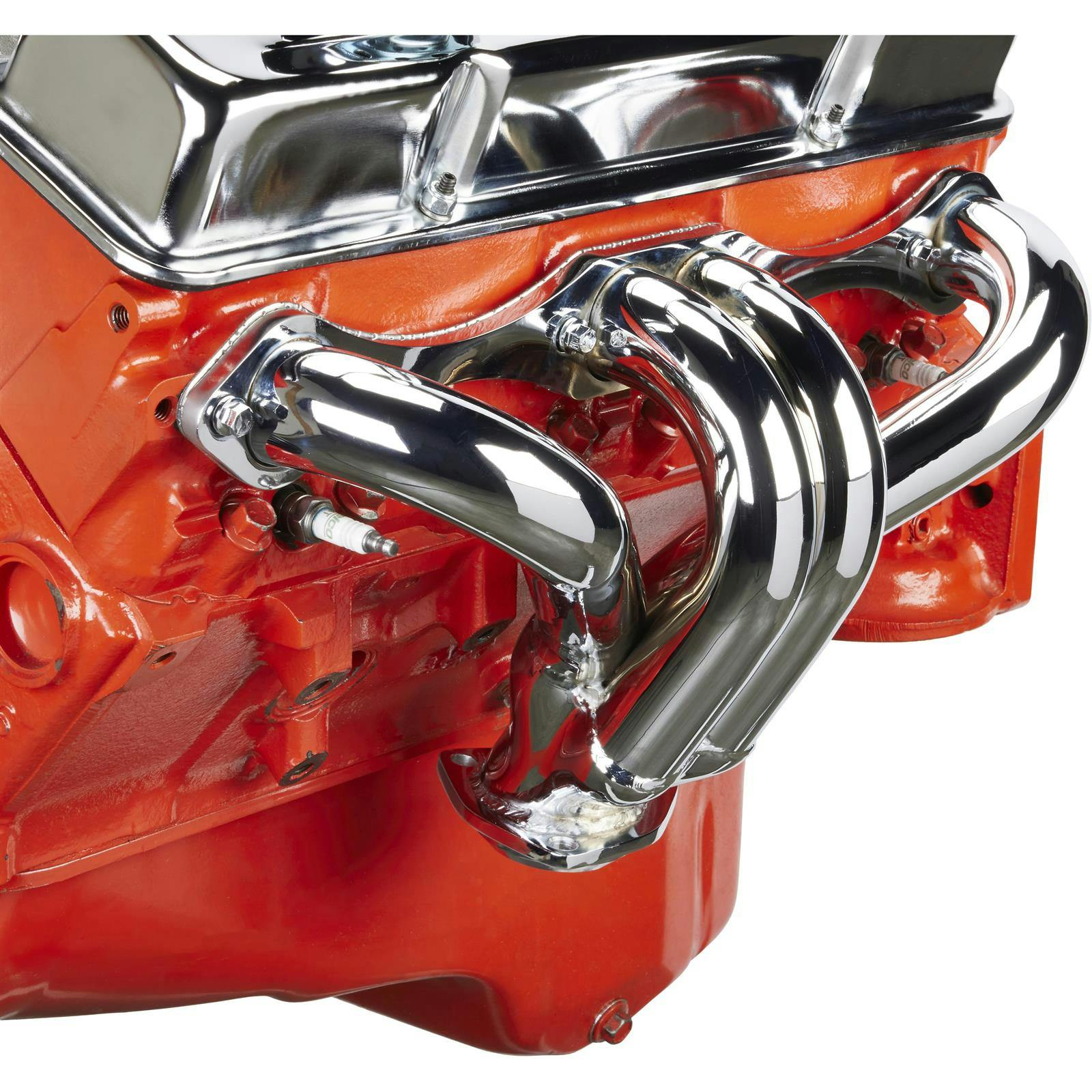 Tight-Fit Small Block Chevy ZZ-4 Block Hugger Headers, Chrome