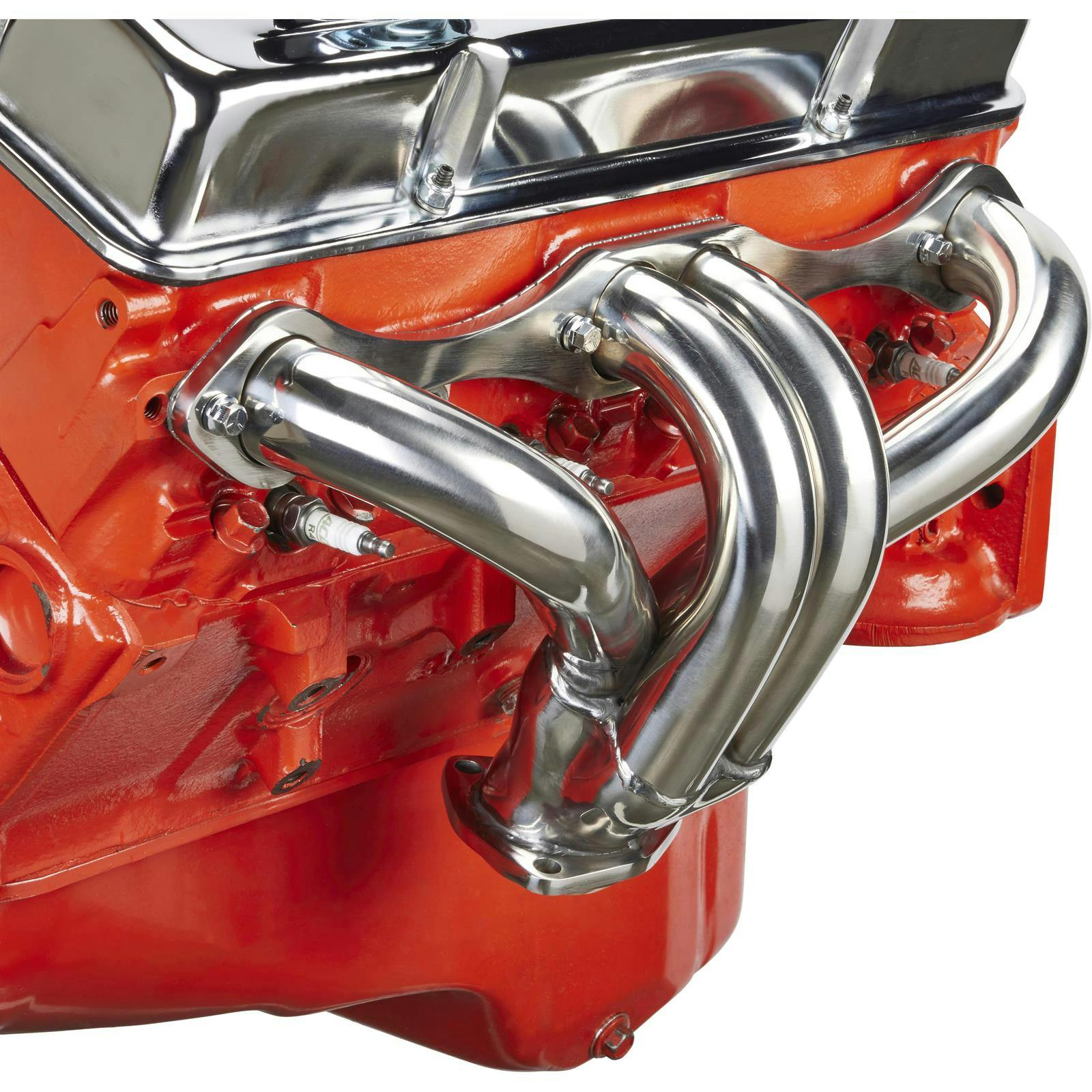 Tight-Fit Small Block Chevy ZZ-4 Block Hugger Headers, Stainless Steel