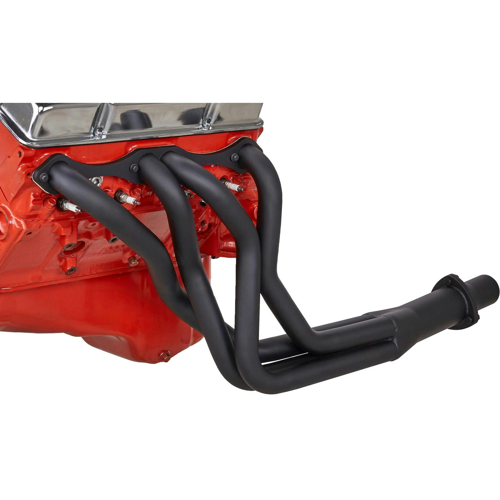 1965-1989 Small Block Chevy Long Tube Headers, Raw Finish