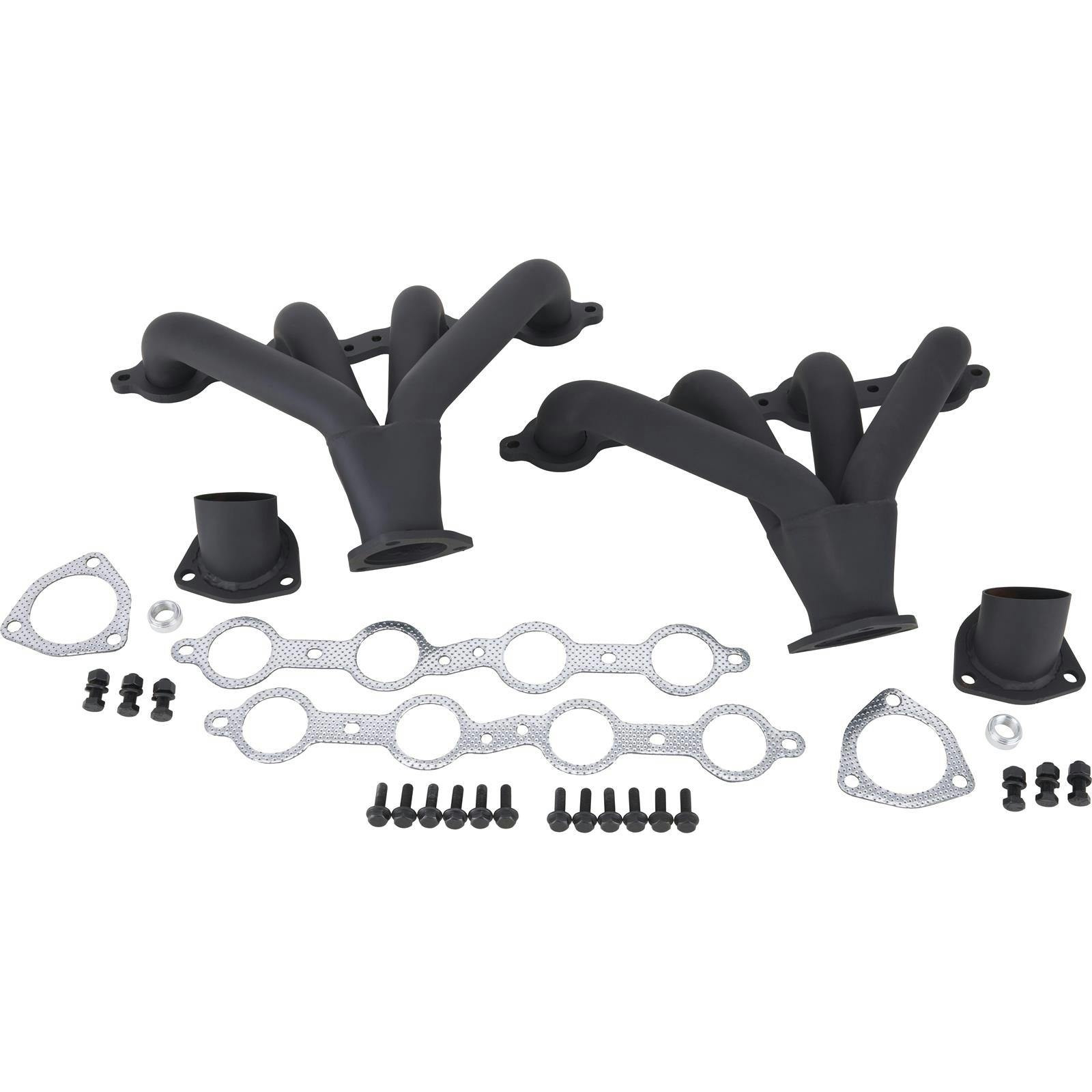 LS1 Block Hugger Tight-Fit Headers, Raw Finish