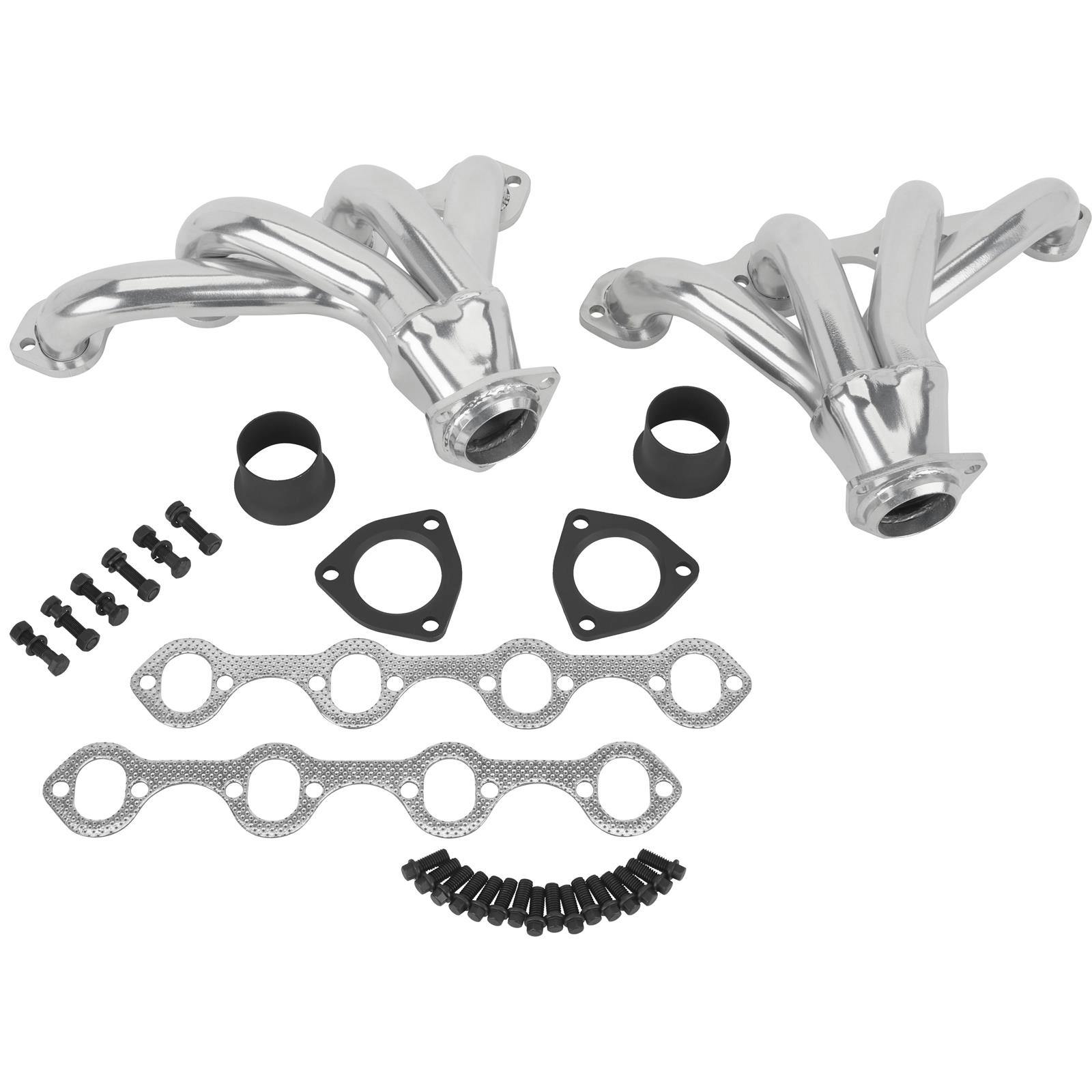 Tight-Fit Small Block Ford Block Hugger Headers, AHC Coated