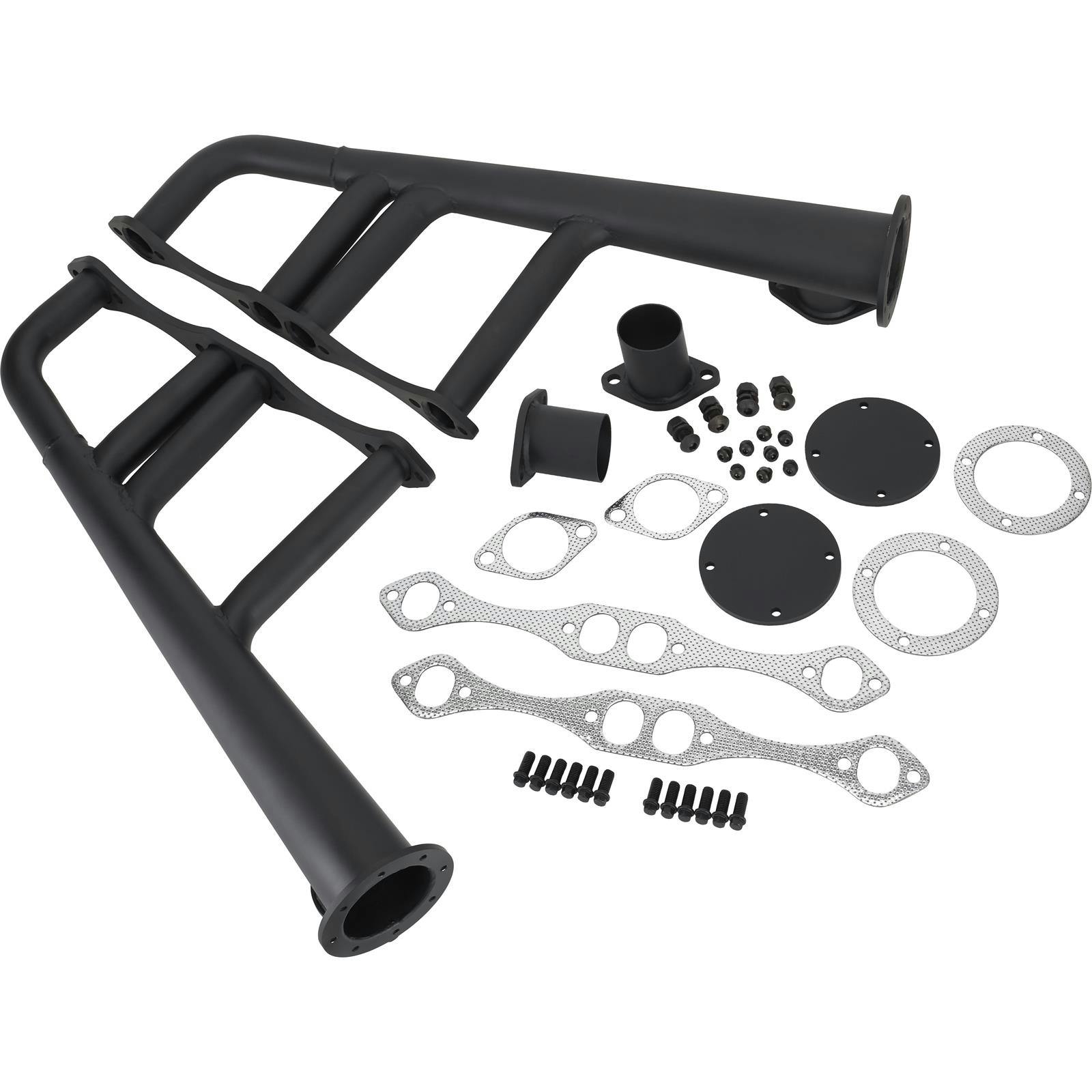 Small Block Chevy Lake Style Headers, Raw Finish