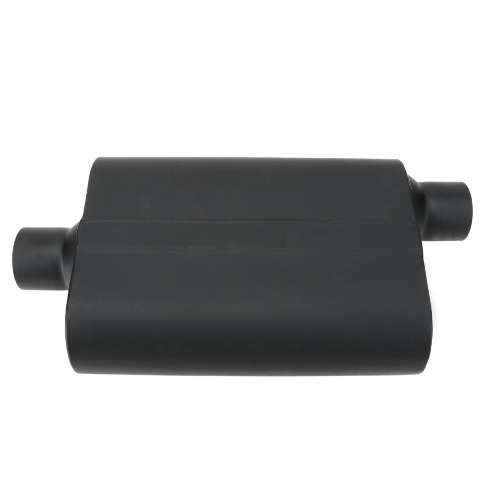 Welded Chamber Muffler, Offset Inlet w/Shield, 2-1/2 Inch