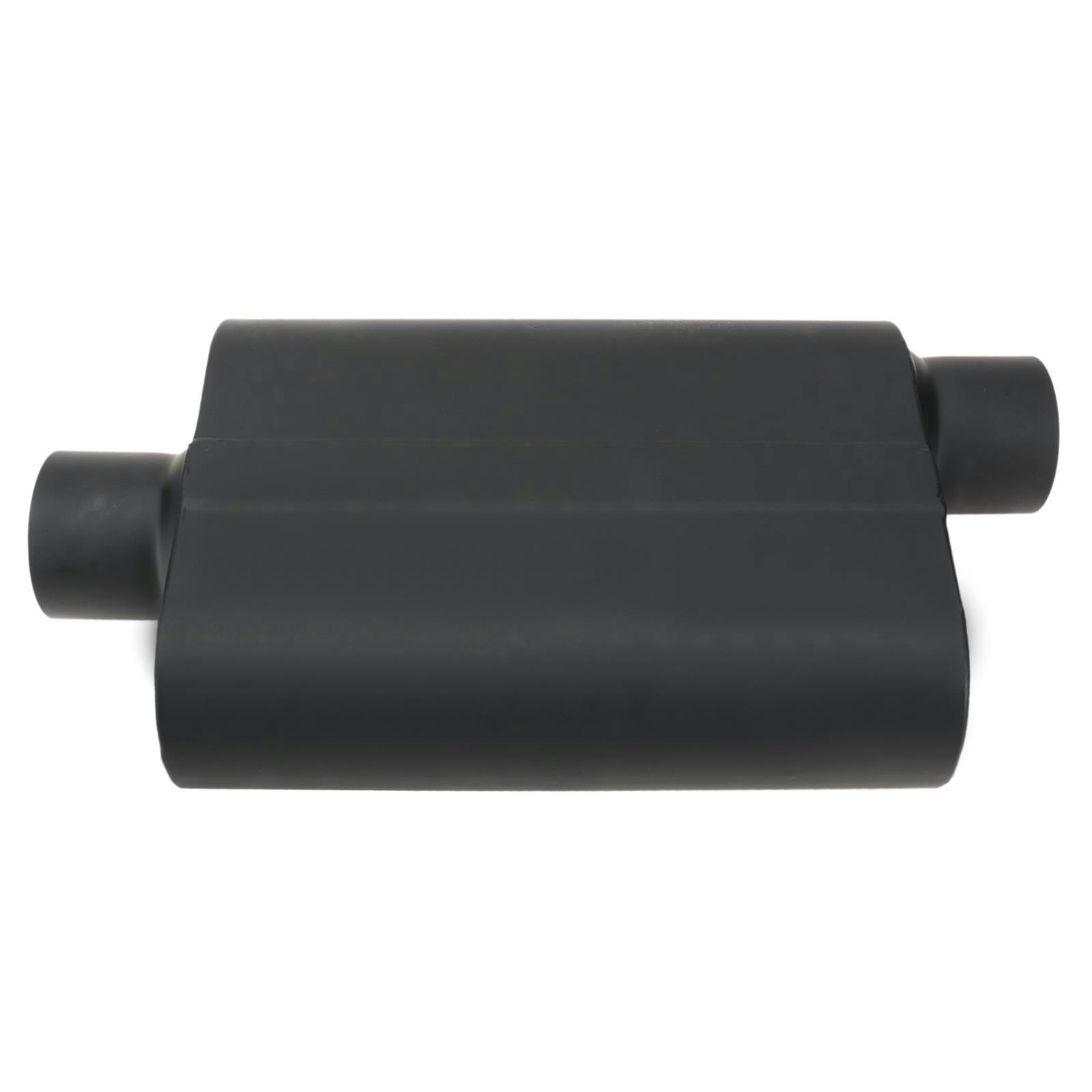 Welded Two Chamber Muffler, 3 Inch Offset In/Center Out w/ Shield