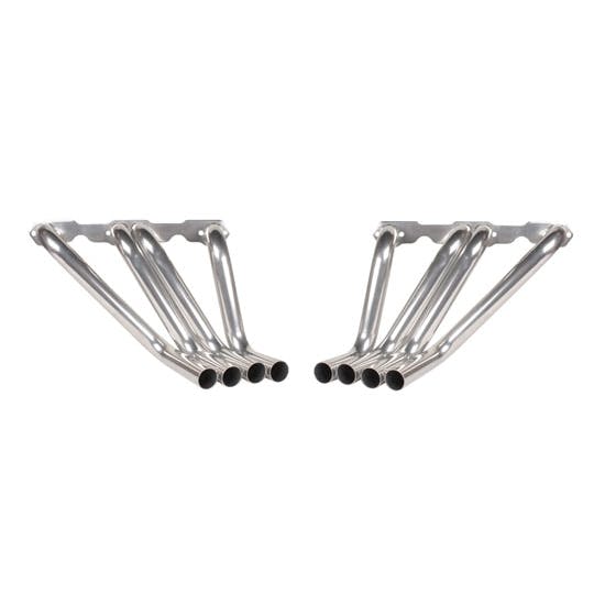 Boom Tube Small Block Chevy Zoomie Headers for Sprints, AHC Coated