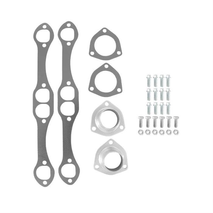 Hooker 2301HKR Block Hugger Headers for ZZ4 Crate Motor, Ceramic Coat