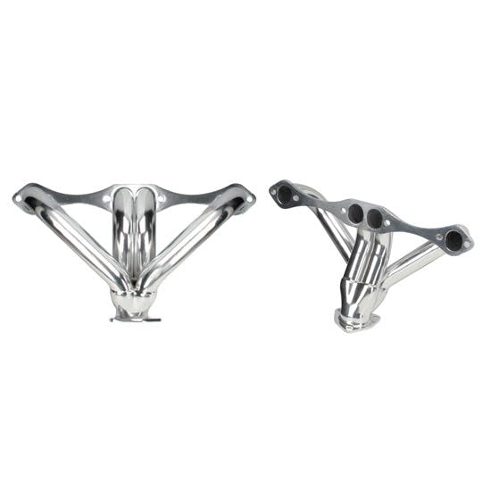 Small Block Chevy Hugger Headers for Angle Plug Heads, AHC Coated