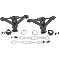 Small Block Chevy Hugger Tight-Fit Headers for Angle Plug Heads, Raw