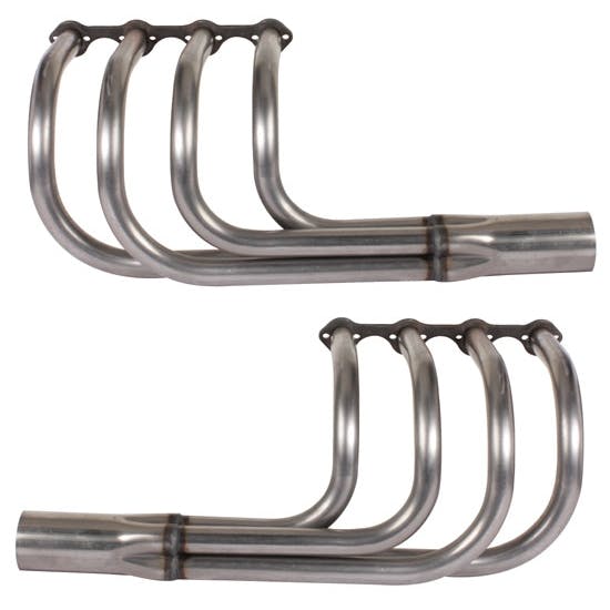 Small Block Ford Classic Roadster Headers, Raw Finish
