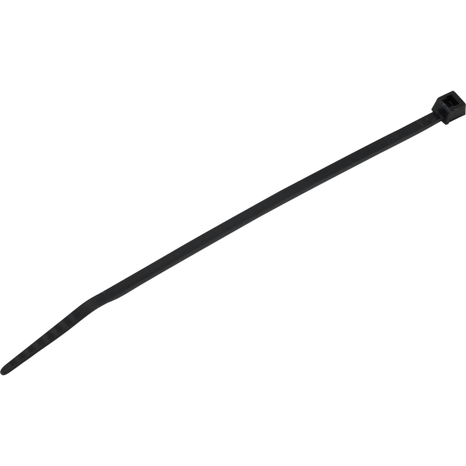 Zip Tie Wraps, Heavy Duty Black, 100 per Bag