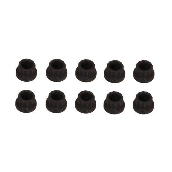 12 Point 5/16 Inch-24 Flange Flare Nuts, Headers, Torque Tube, 10 Pack