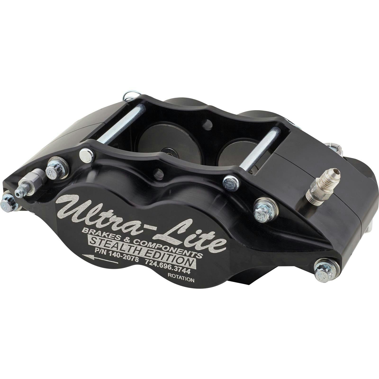 Ultra Lite Brakes 140-2078B Standard Inboard Brake Caliper, Black