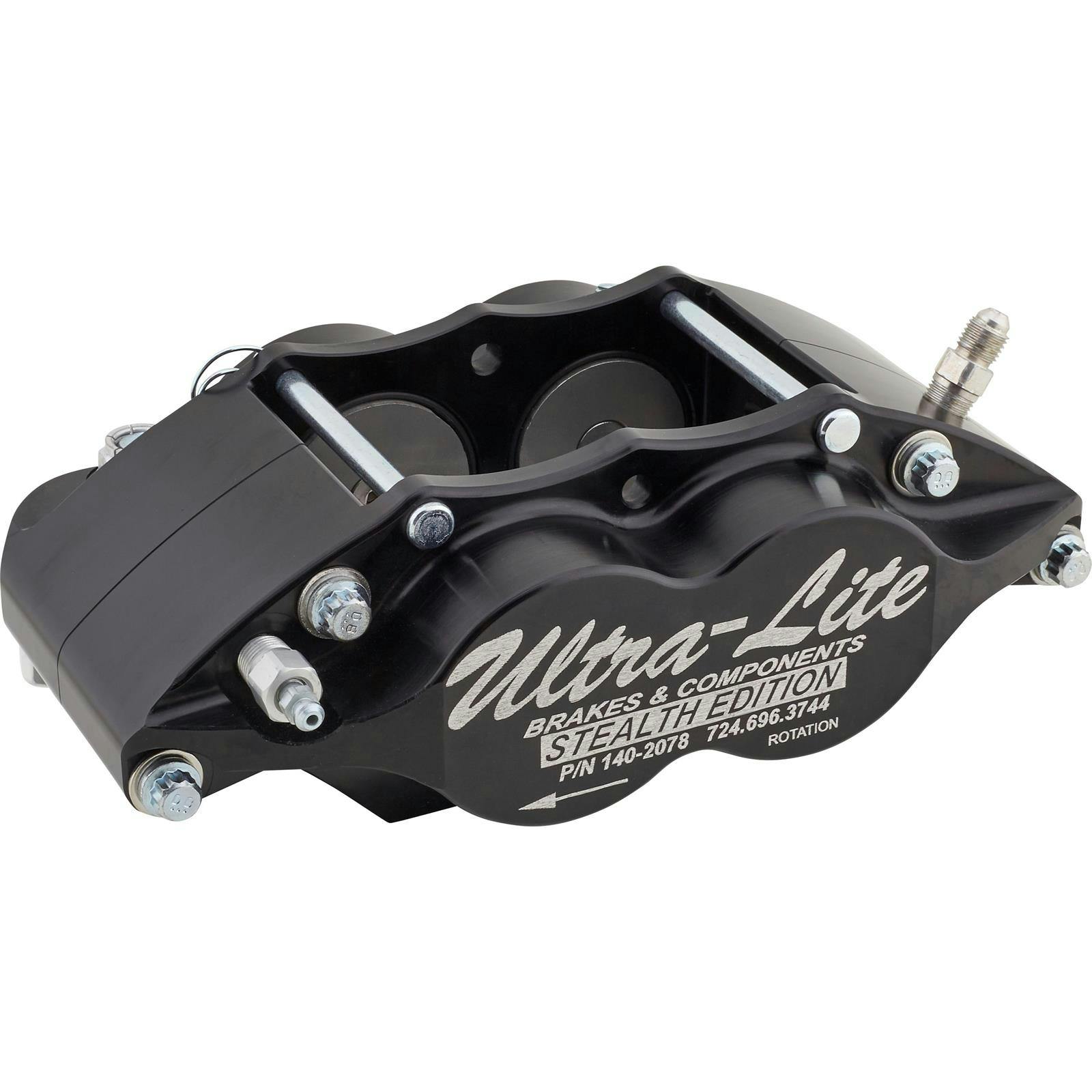 Ultra Lite Brakes 140-2078B Standard Inboard Brake Caliper, Black
