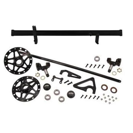 Speedway 2-1/2 Inch Sprint Front Axle Kit, 50 Inch Long, Black