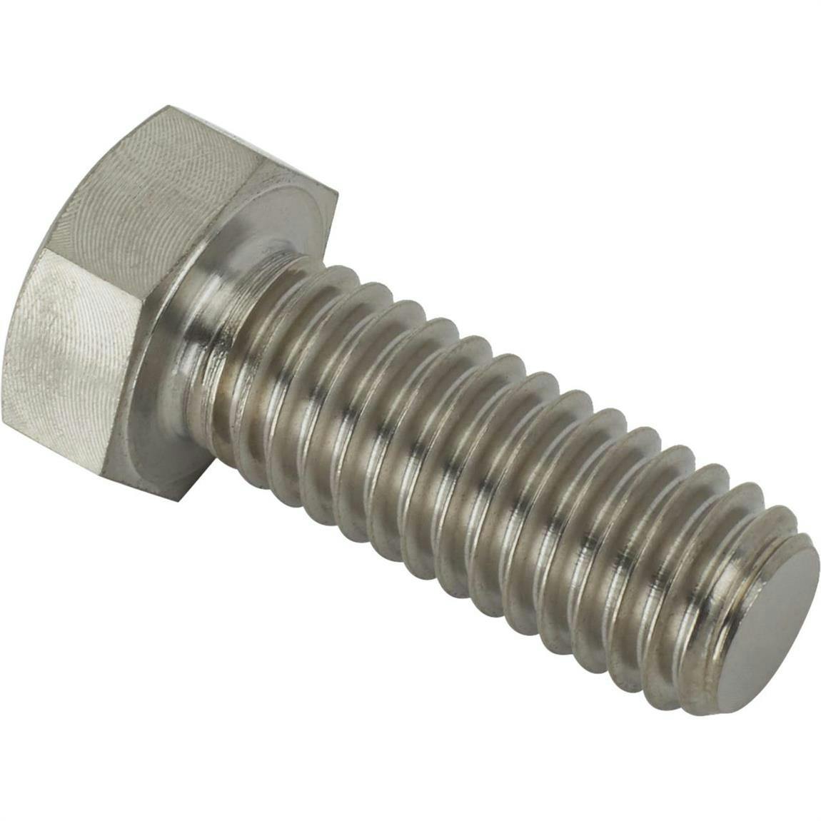 Tru-Lite Titanium Bolt, 3/8-16 Coarse Thread, 1" Long, 9/16" Hex