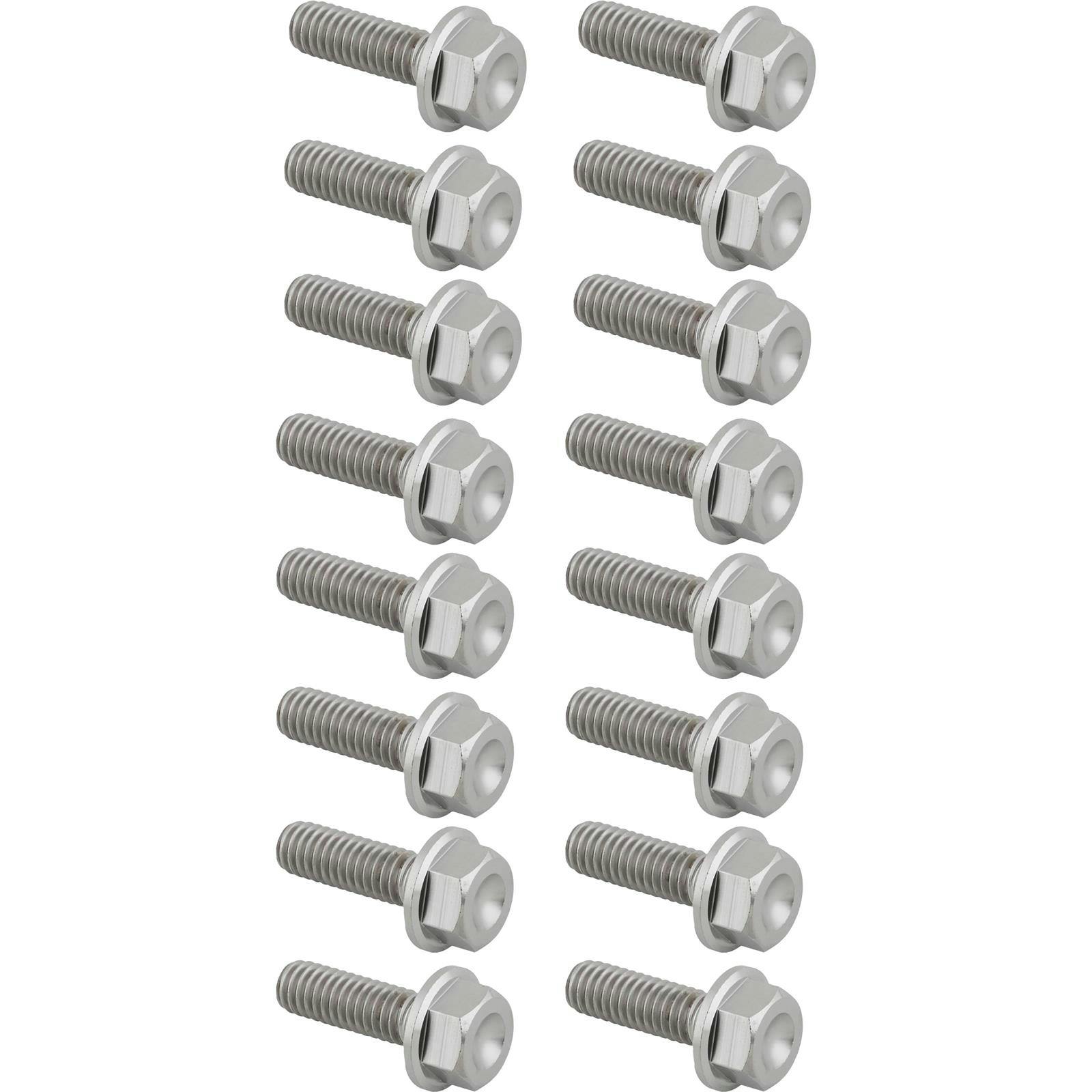 BeadlockTitanium Flange Bolt Set, 16, 5/16-18 x 1 Inch