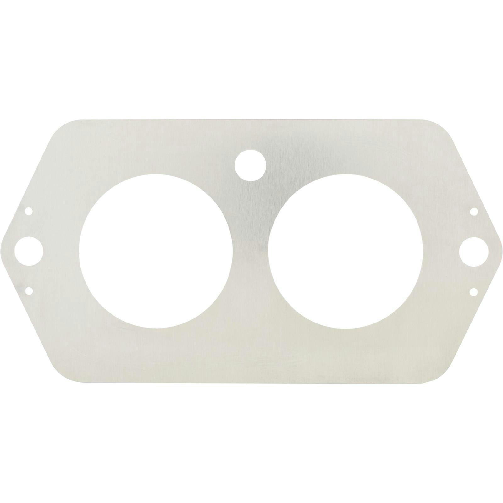 HRP HRP8361 Aluminum Sprint Car 2-Gauge Panel, 2-5/8 Inch Gauges