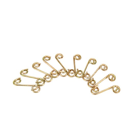 Flat Quarter-Turn Fastener Springs, .200 x 1 Inch, 10 Pack