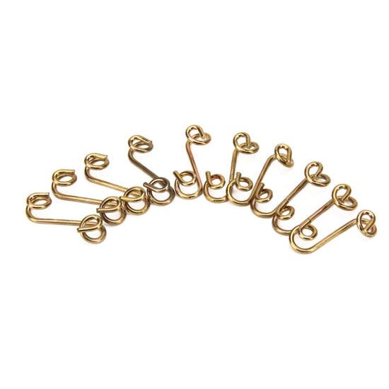 Flat Quarter-Turn Fastener Springs, .375 x 1 Inch, 10 Pack