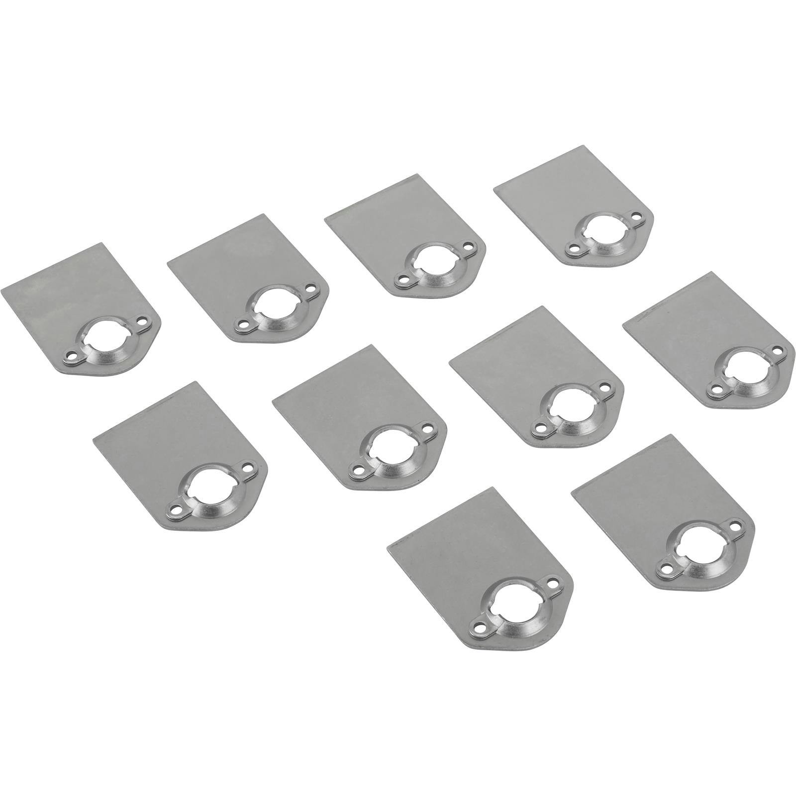 Standard Quarter-Turn Fastener Spring Plates, 1" Spring, Pack/10