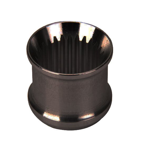 Splined Micro Sprint Axle Spacer, 1-3/4 Inch, Black