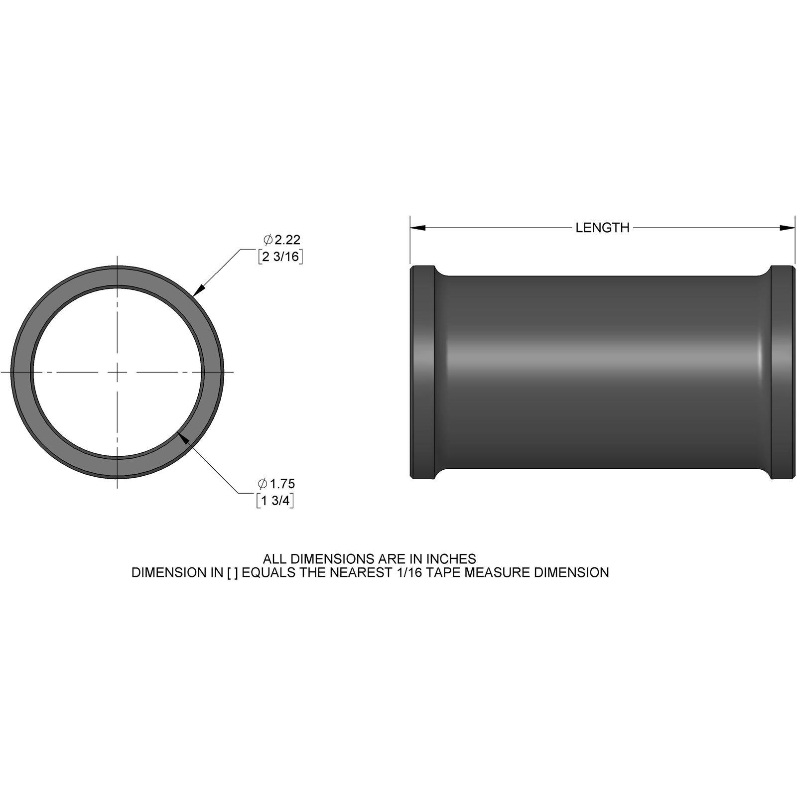 Stallard® Micro Sprint Axle Spacers, 1.25 Inch