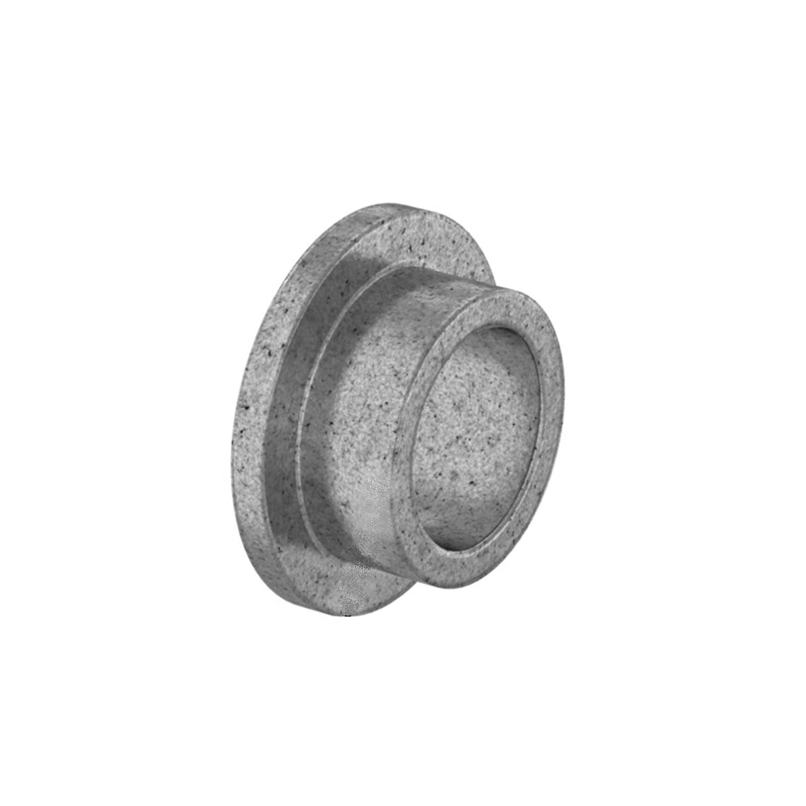 Oil-Embedded Bronze 841 Bronze Flanged Sleeve Bearing, 3/8" Shaft