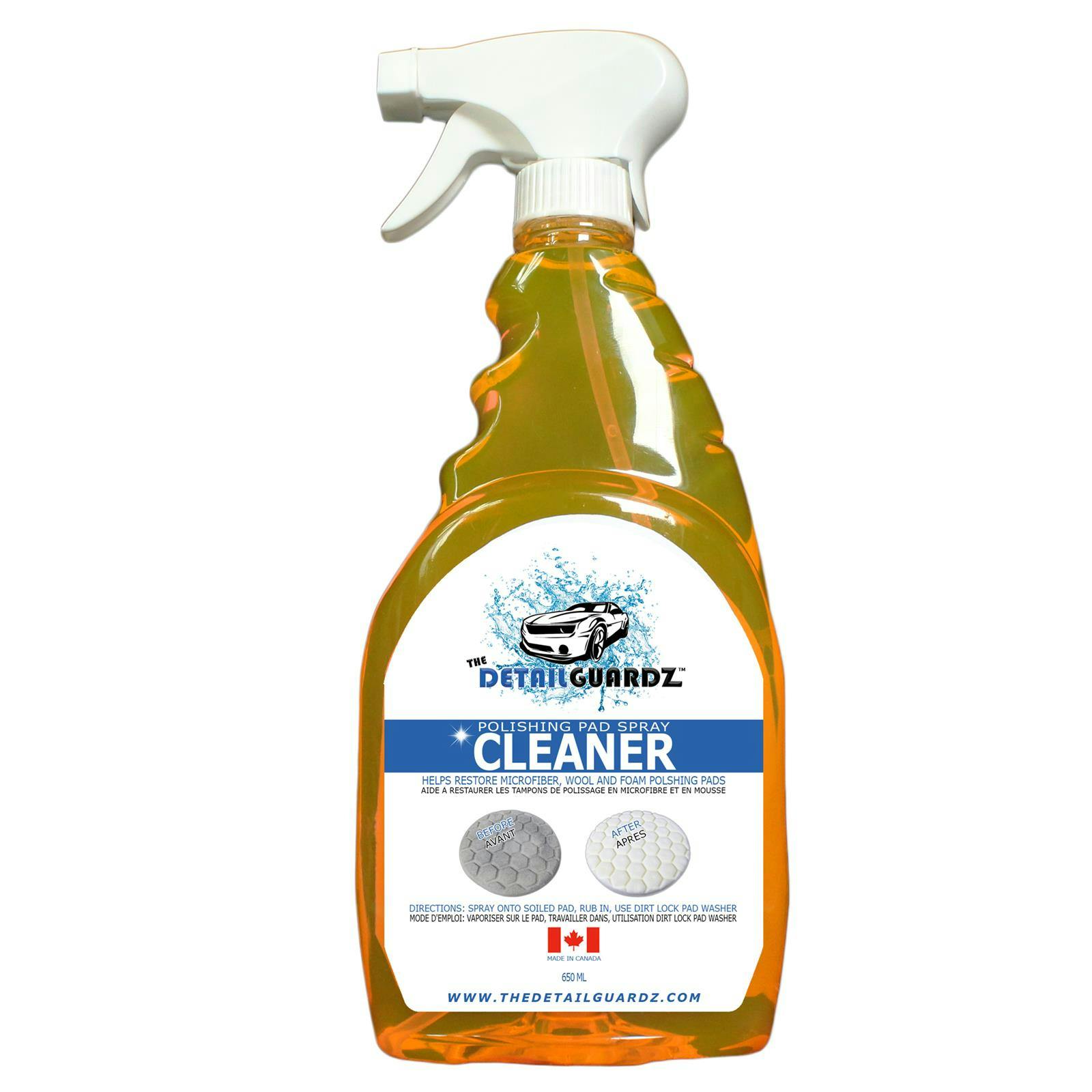 Detail Guardz PPSC-650ML Polishing Pad Cleaner, 650ml Bottle