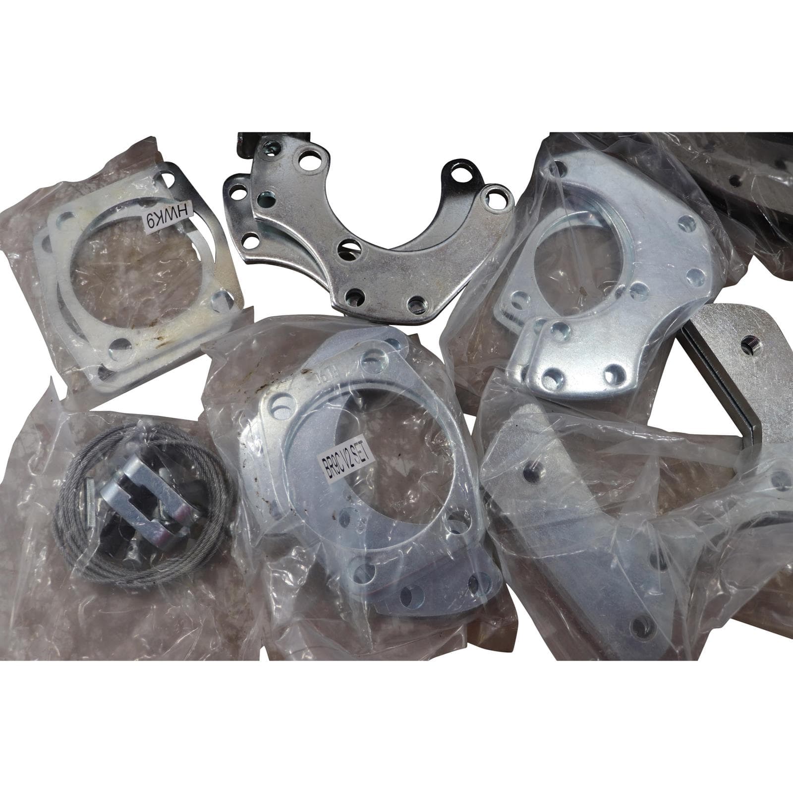 Universal Ford 9 Inch Rear-End Disc Brake Conversion Kit, Red