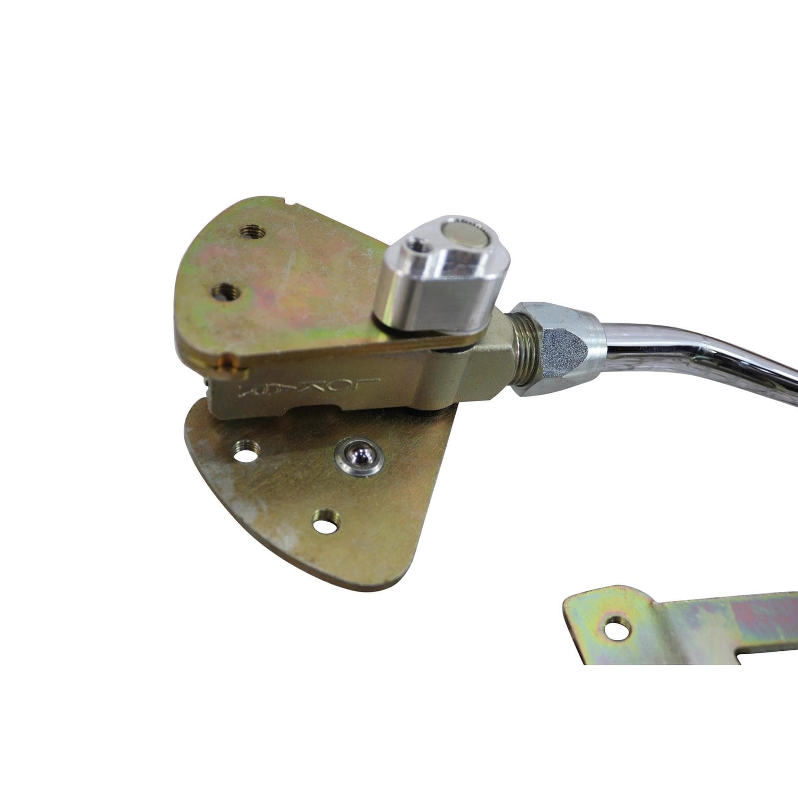 Lokar CM4R70WEL Cm Shifter, AODE/4R70W Chrome 8 Inch Single Bend