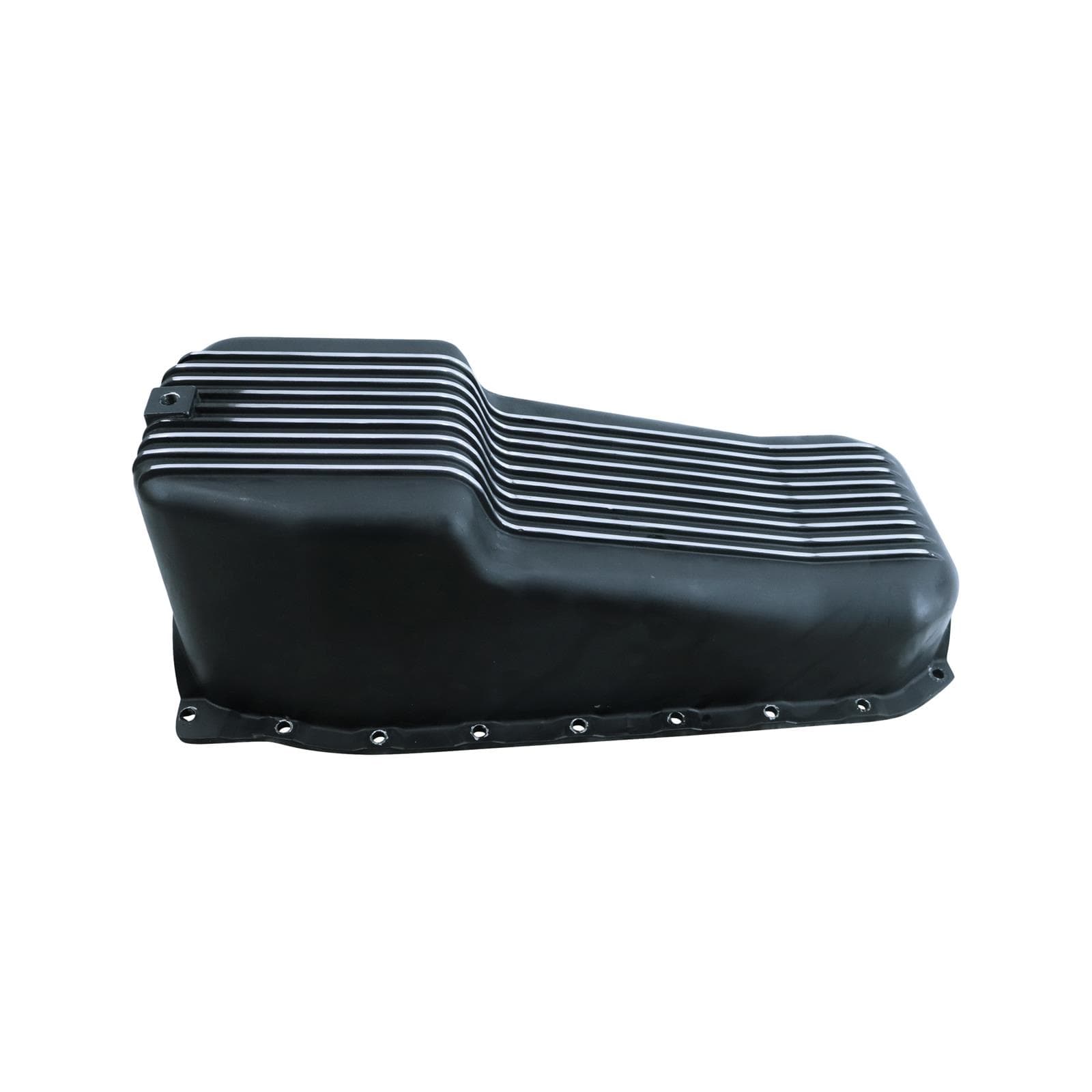 1986-Up Small Block Chevy Painted Black Aluminum Oil Pan