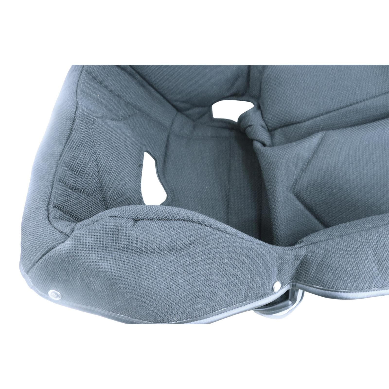 KIRKEY SEAT COV BLK TWEED