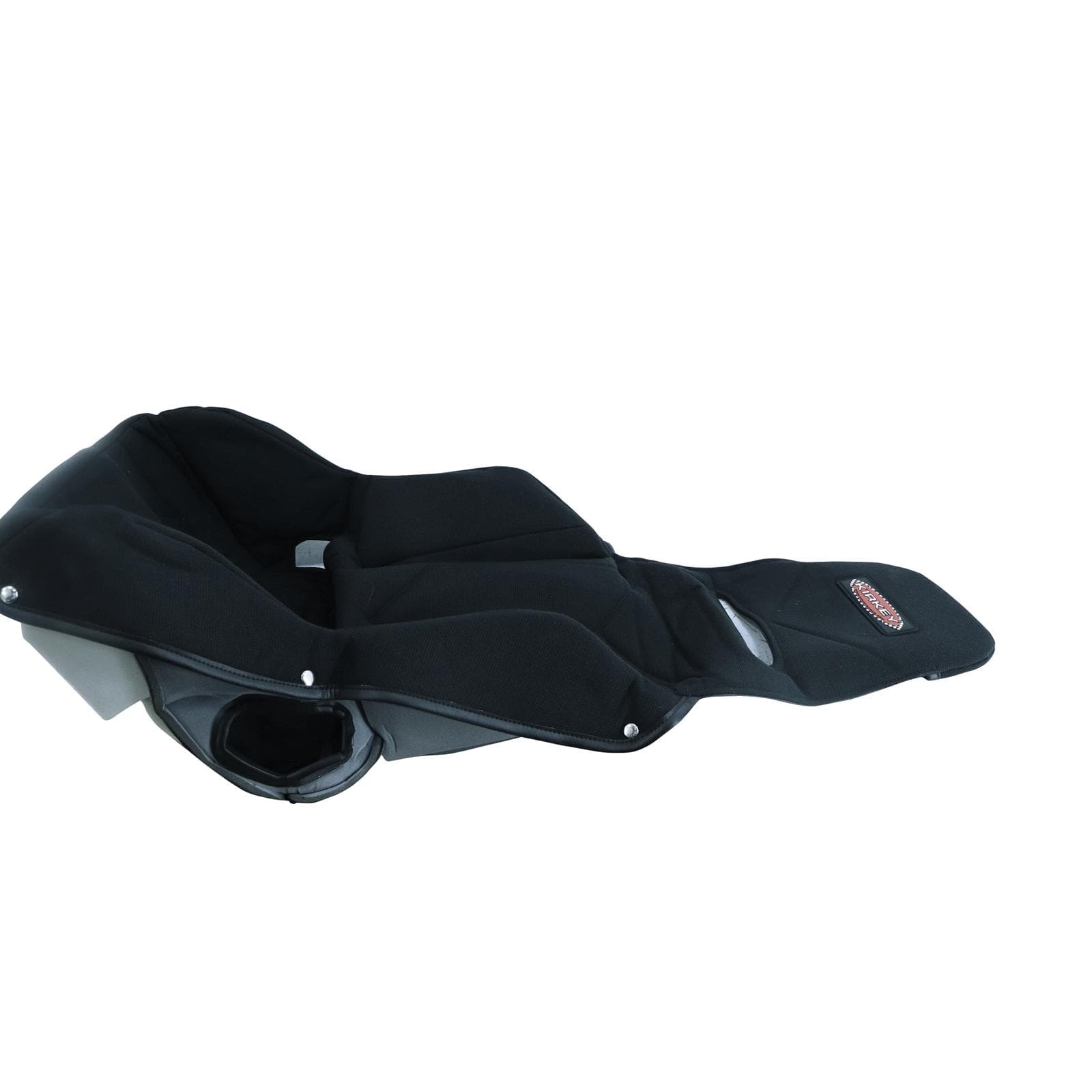 KIRKEY SEAT COV BLK TWEED