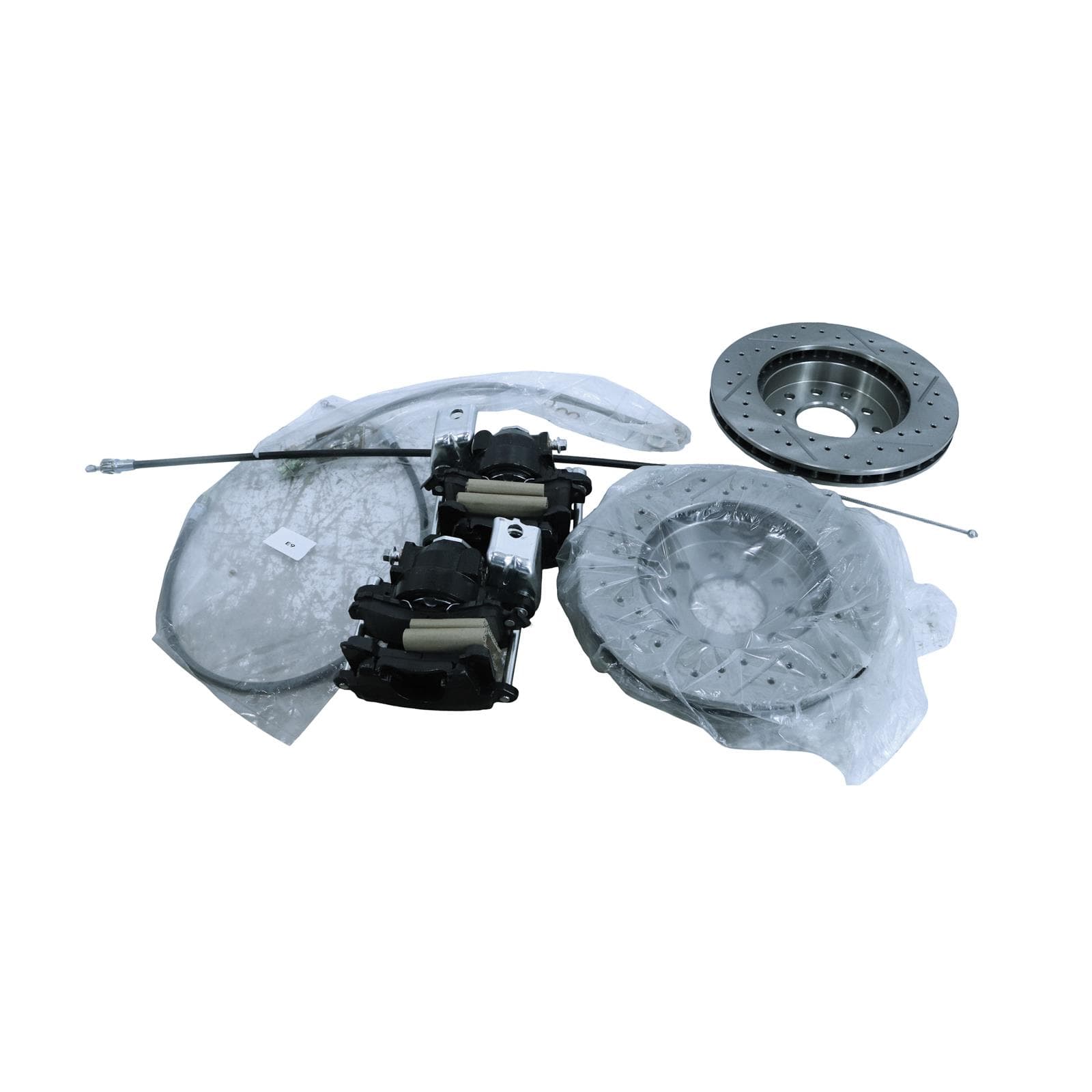 Universal Ford 9"""" Rear-End Disc Brake Conversion Kit, Black