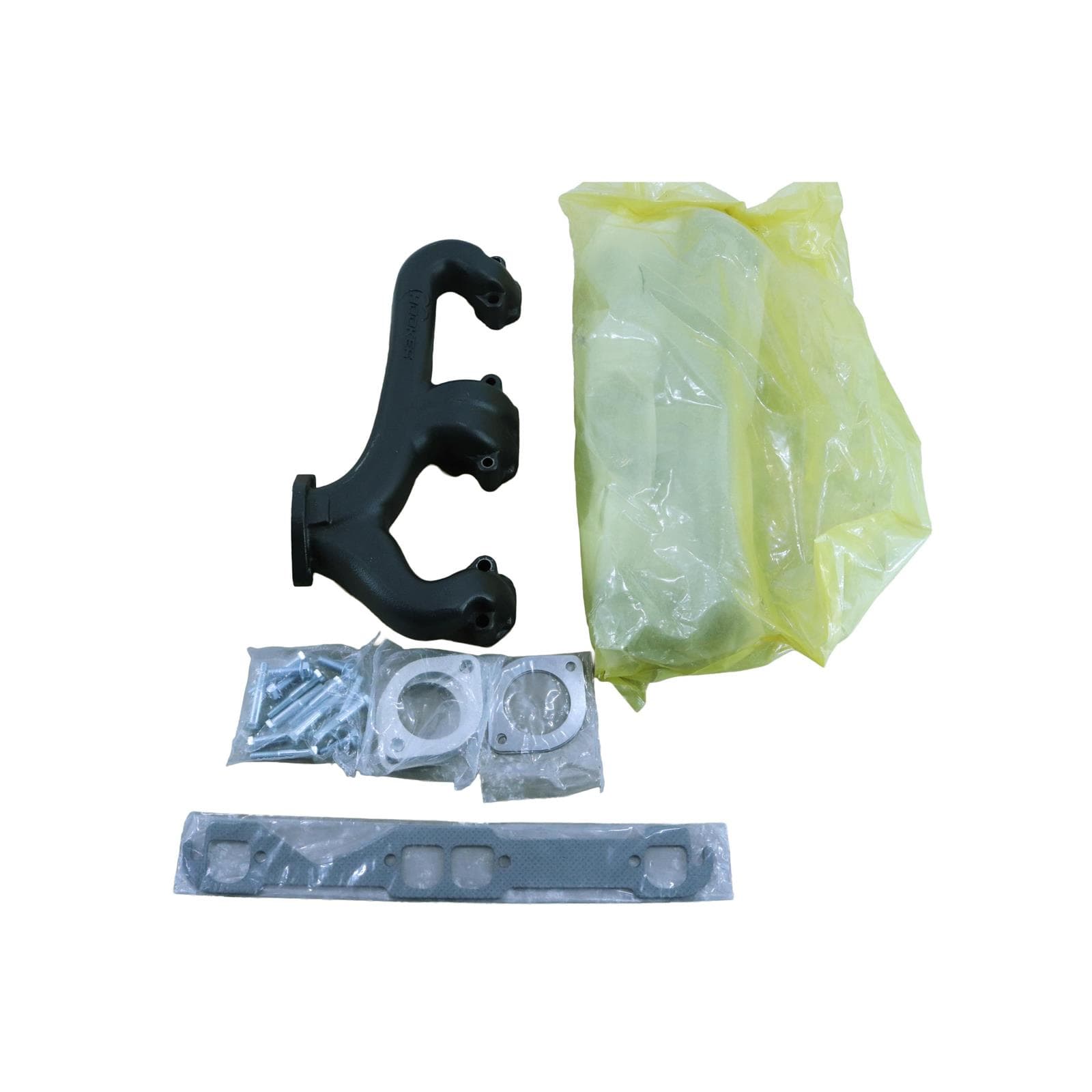 Hooker 8527-3HKR S/B Chevy Exhaust Manifolds, D-Port, Black