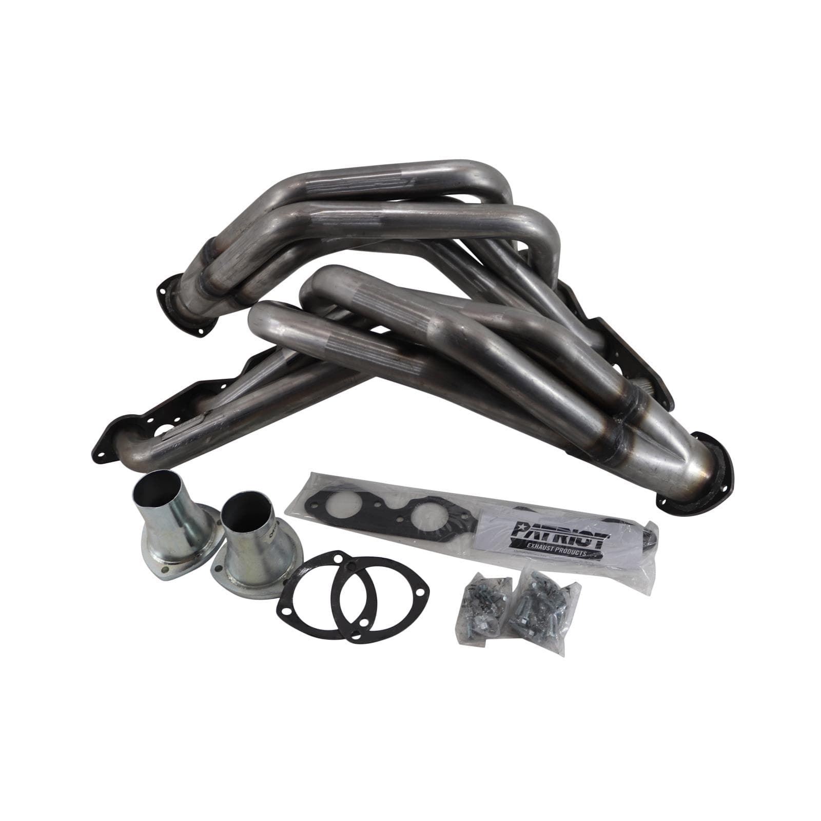 Patriot Exhaust H8035 Tri-5 Header, 55-57 BBC, Raw, 2 Inch