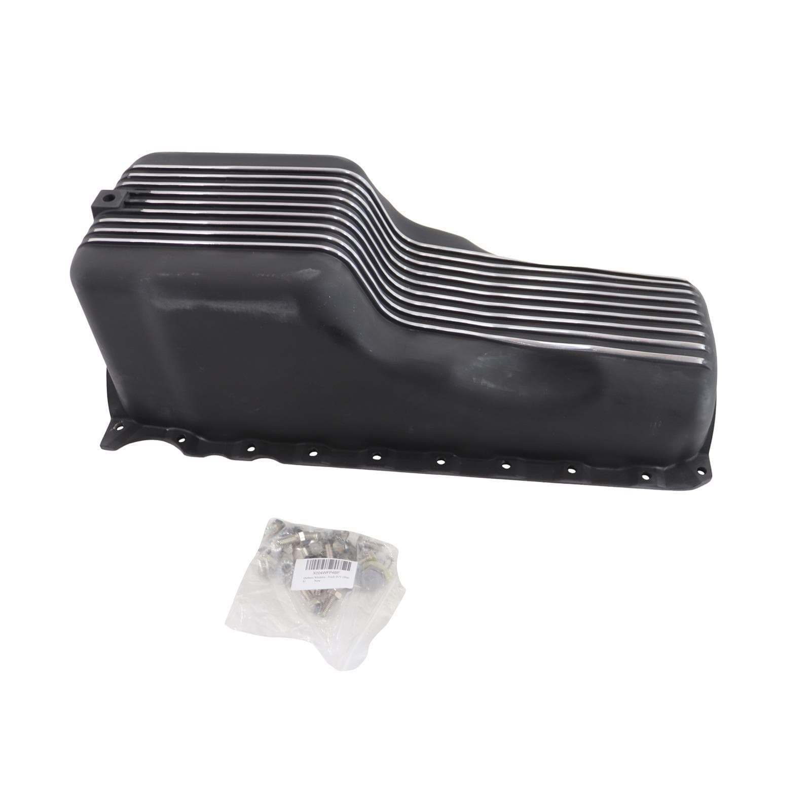 Speedway HZ-8441-PBK BBC Gen 5/6 Finned Oil Pan