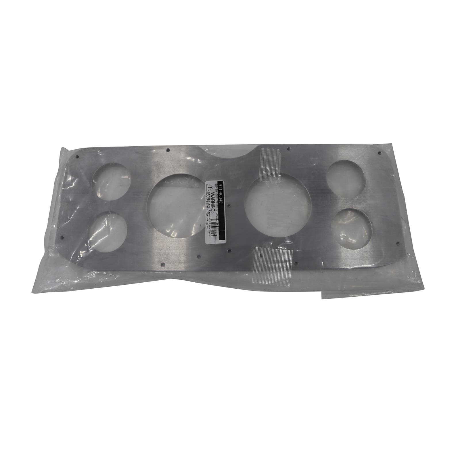 Aluminum 6 Gauge Dash Panel, 3-3/8 Inch, 1955-59 GMC Truck
