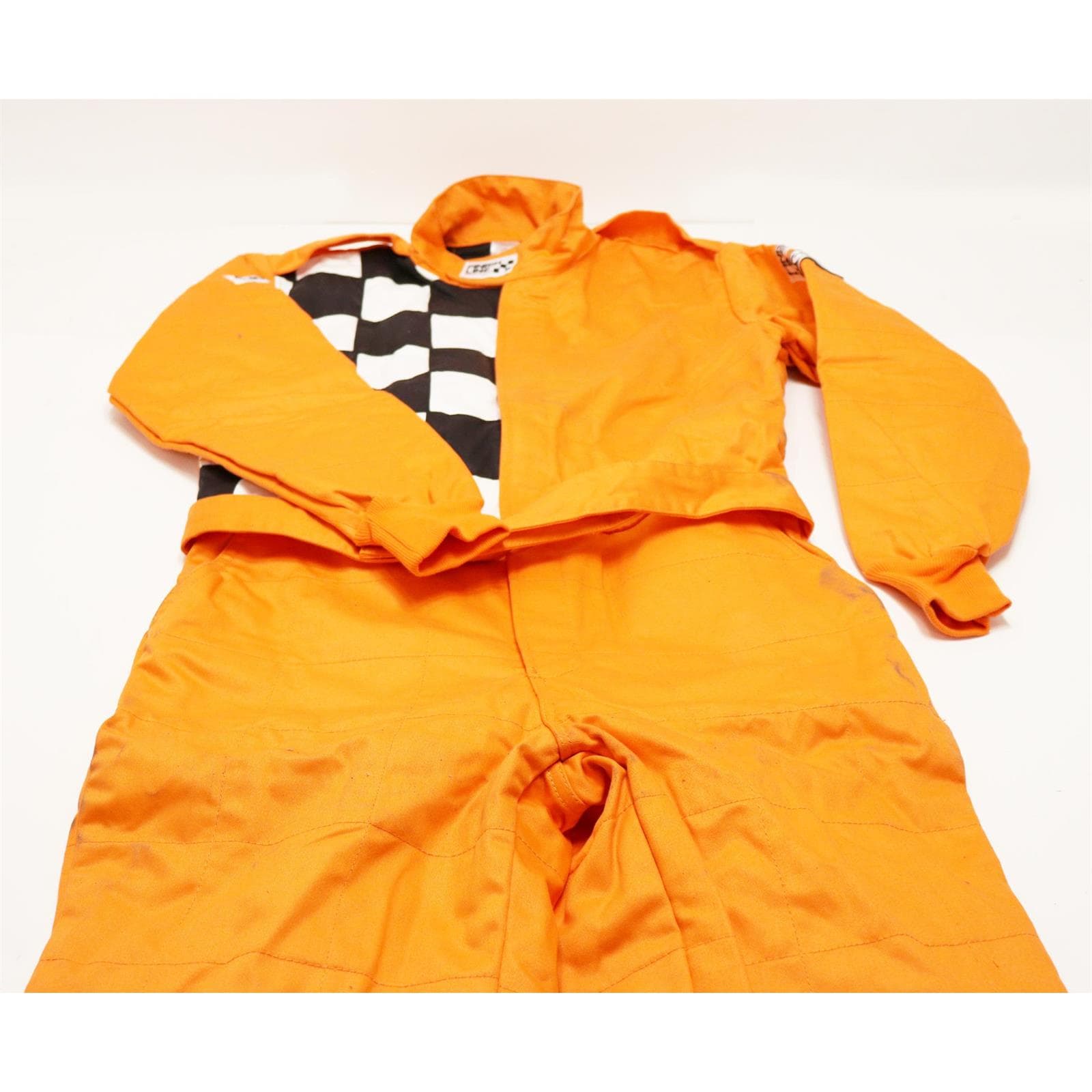 Finishline 2-Layer SFI-5 Fire Retardant Racing Suit, Orange Large