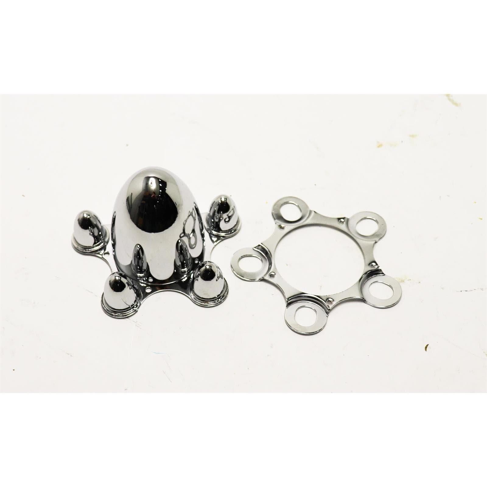 Speedway Bullet-Style Spider Cap Wheel Hub Covers, 5 on 4-3/4