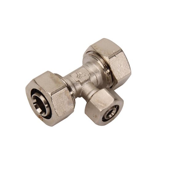 RapidAir M8014 Maxline Air Hose Tee Fitting, 3/4 Inch x 1/2 Inch Tee